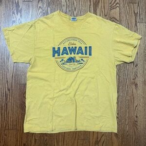 Othr Yellow Hawaii Graphic Tee